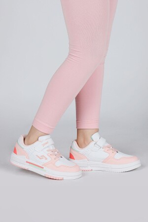 30061 Somon - Beyaz Kız Çocuk Sneaker Günlük Spor Ayakkabı - 3