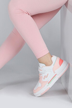 30061 Somon - Beyaz Kız Çocuk Sneaker Günlük Spor Ayakkabı - 4