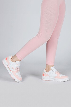 30061 Somon - Beyaz Kız Çocuk Sneaker Günlük Spor Ayakkabı - 6