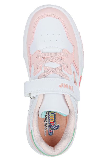 30061 Somon - Beyaz Kız Çocuk Sneaker Günlük Spor Ayakkabı - 8
