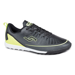30341 Siyah - Neon Yeşil Halı Saha Krampon Futbol Ayakkabısı - Jump